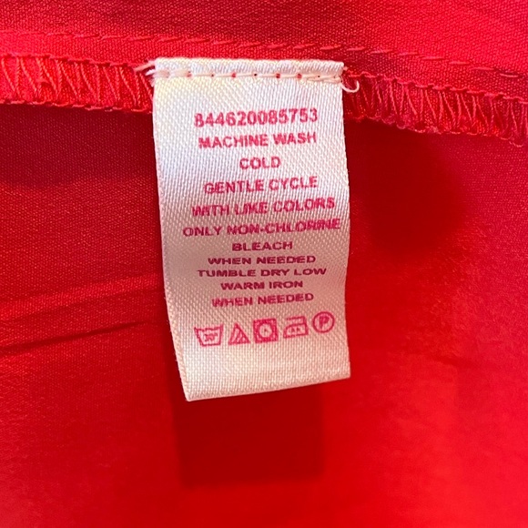 Ultra Pink Red Ruffle Mini Dress - Picture 3 of 4